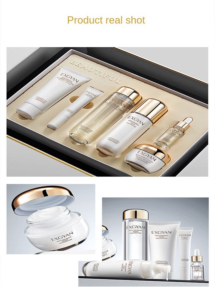 Bifida Yeast Skin Care Products Set Moisturizing Water Lotion Skin Care Set Face Cream Emulsions Serum Skin Whitener 6PCS