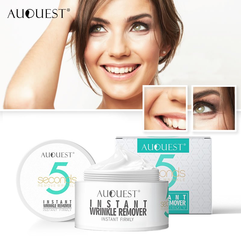 AuQuest Private label organic Vegan Moisturizing Whitening Shrink Pores Oil Control 5 Second Wrinkle Remover face cream