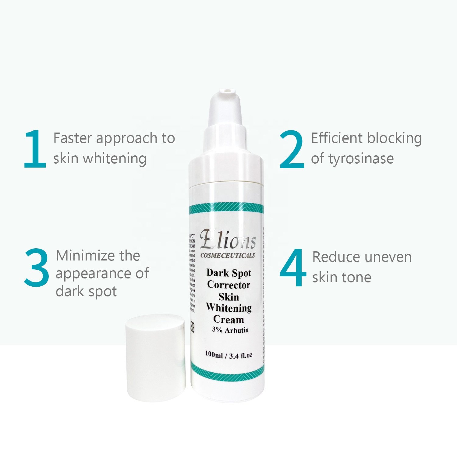 3% Arbutin Dark Spot Remover Squalane Moisturizing Cream with Aloe Vera Whitening Skin Cream