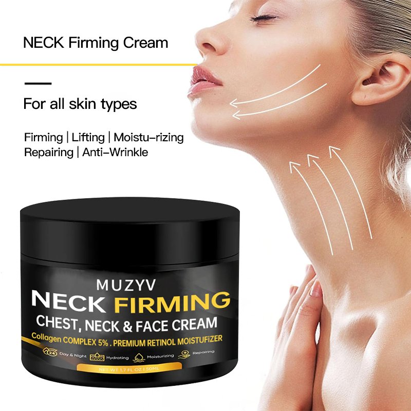 Private Label Collagen Retinol Skin Tightening Face Cream Neck Firming Cream