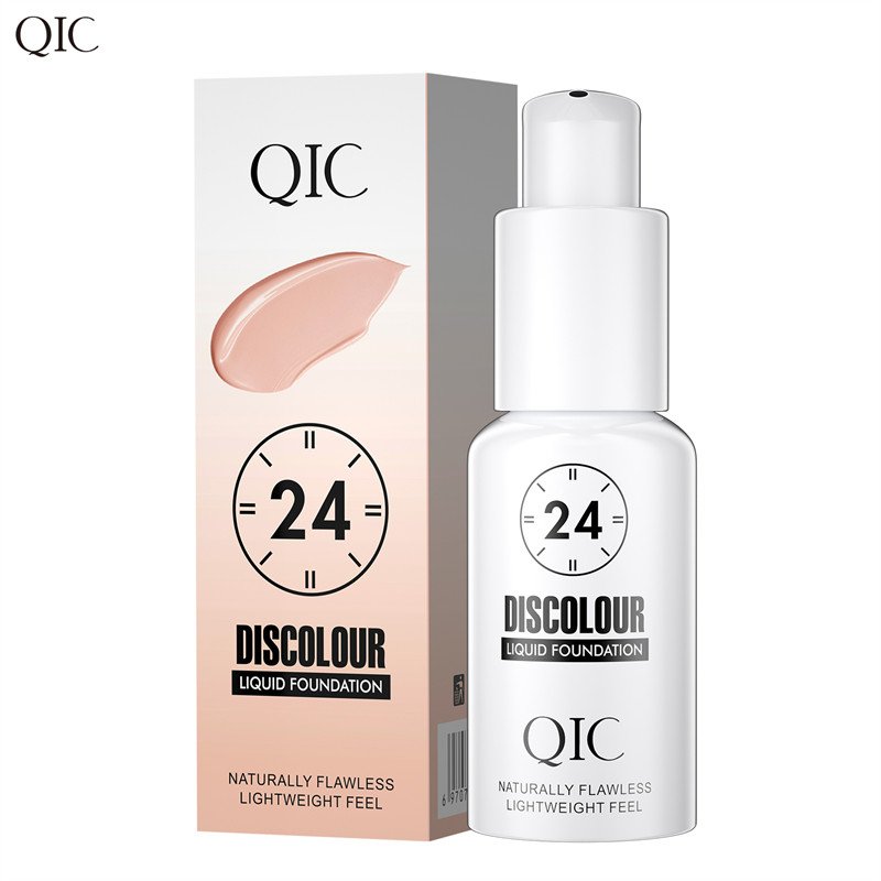 Make up foundation bracket base round clear head waterproof concealer cosmetics liquid foundation bottle for women