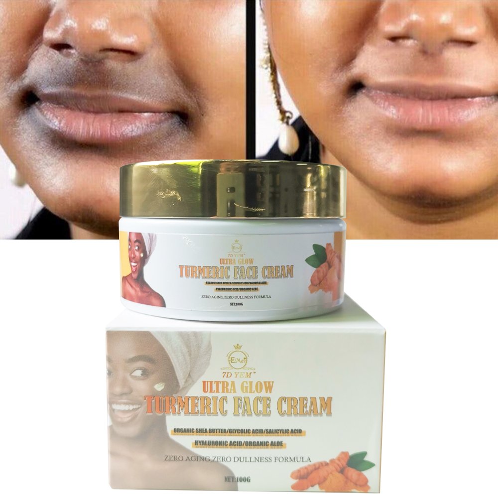 OEM hot selling product best turmeric face cream natural increment skin acne removing spot turmeric vitamin C face cream