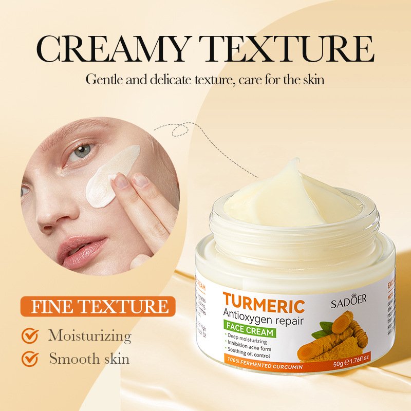 Small Batch customization Day & Night Hydrating Face Cream Vitamin C Turmeric Facial Cream For All Skin Types