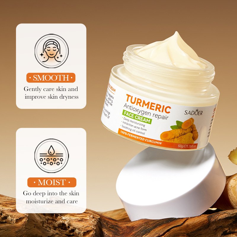 Small Batch customization Day & Night Hydrating Face Cream Vitamin C Turmeric Facial Cream For All Skin Types