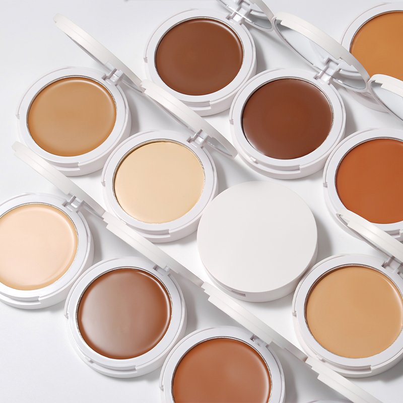 Private Label Vegan Cruelty Free Face Cream Full Coverage Makeup Concealer For Dark Skin