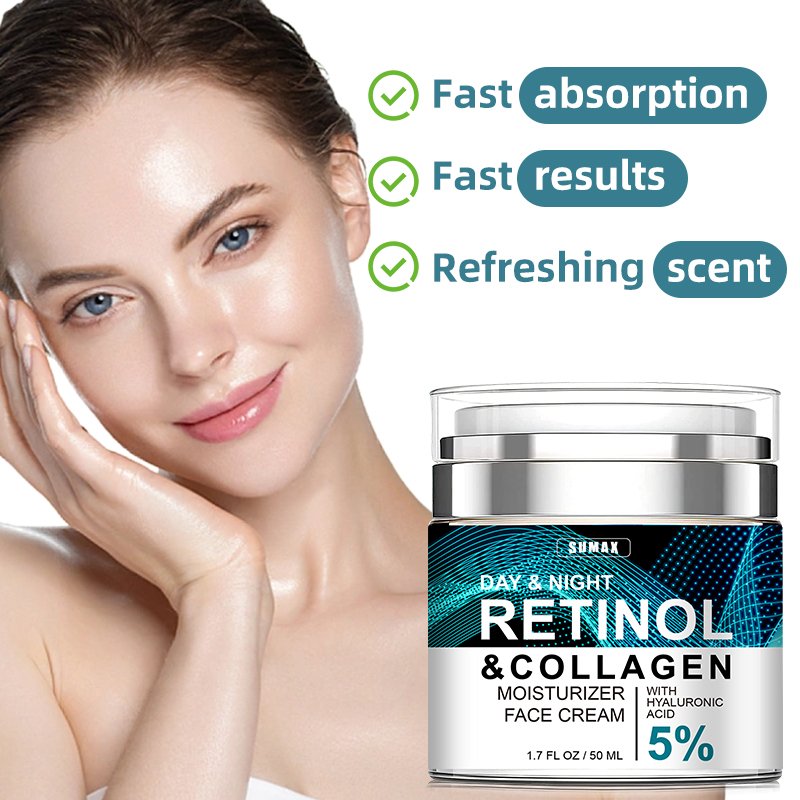 Skin Care Facial Moisturizer Retinol Cream For Women And Men Face Day And Night Cream Reduce Wrinkles 50ml