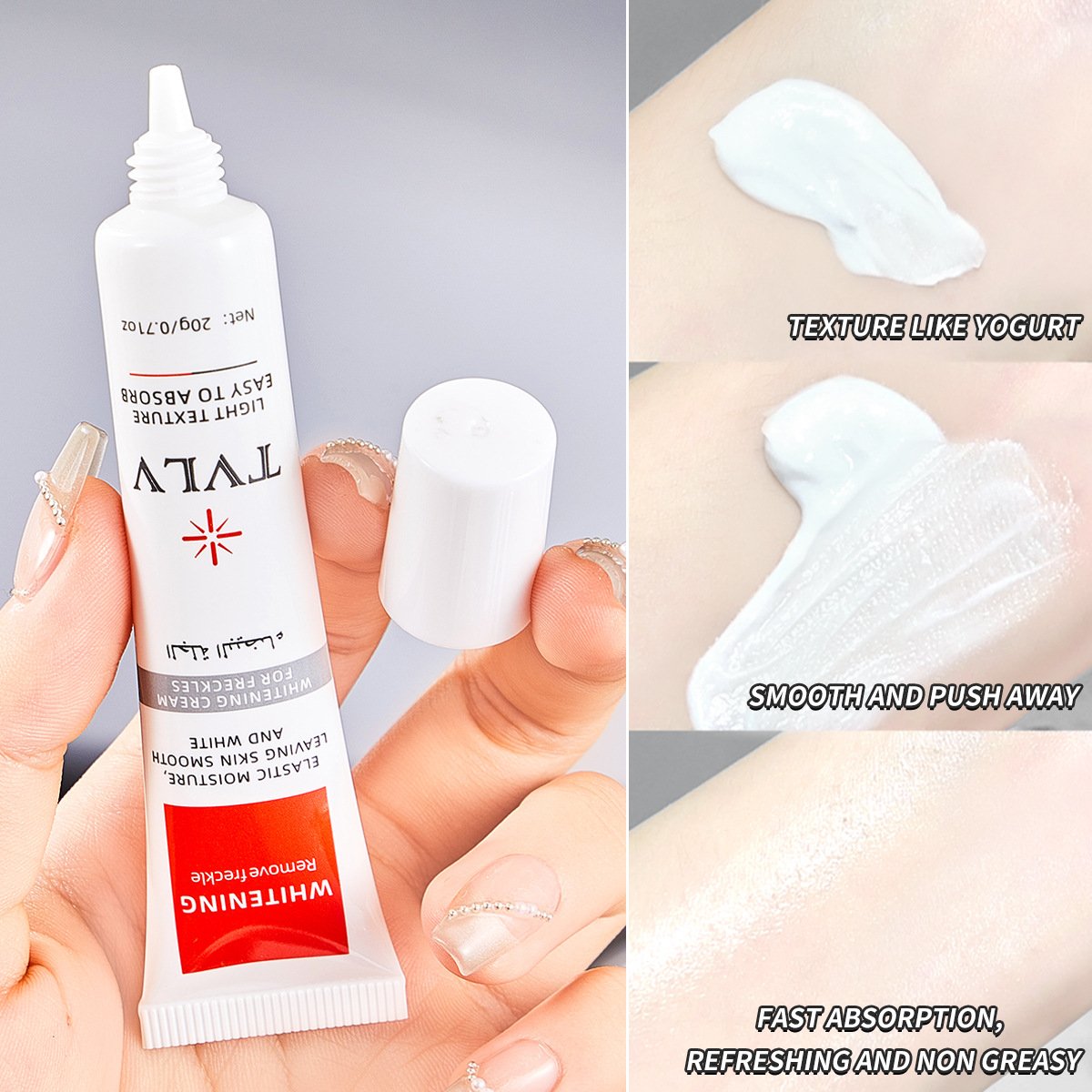 Whitening, removing, hydrating, brightening and lightening face cream