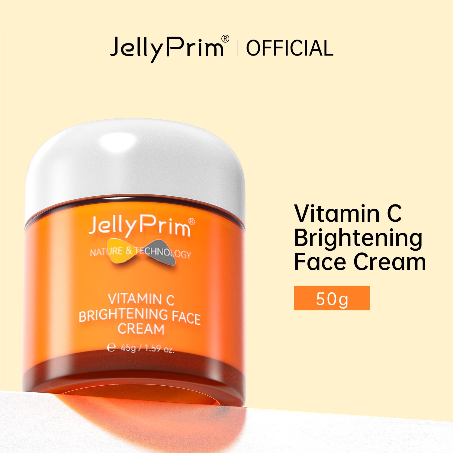 Private Label Korean Vitamin C Skin Care Brightening Whitening Collagen Lightening Pimples Dark Spot Removing Cream