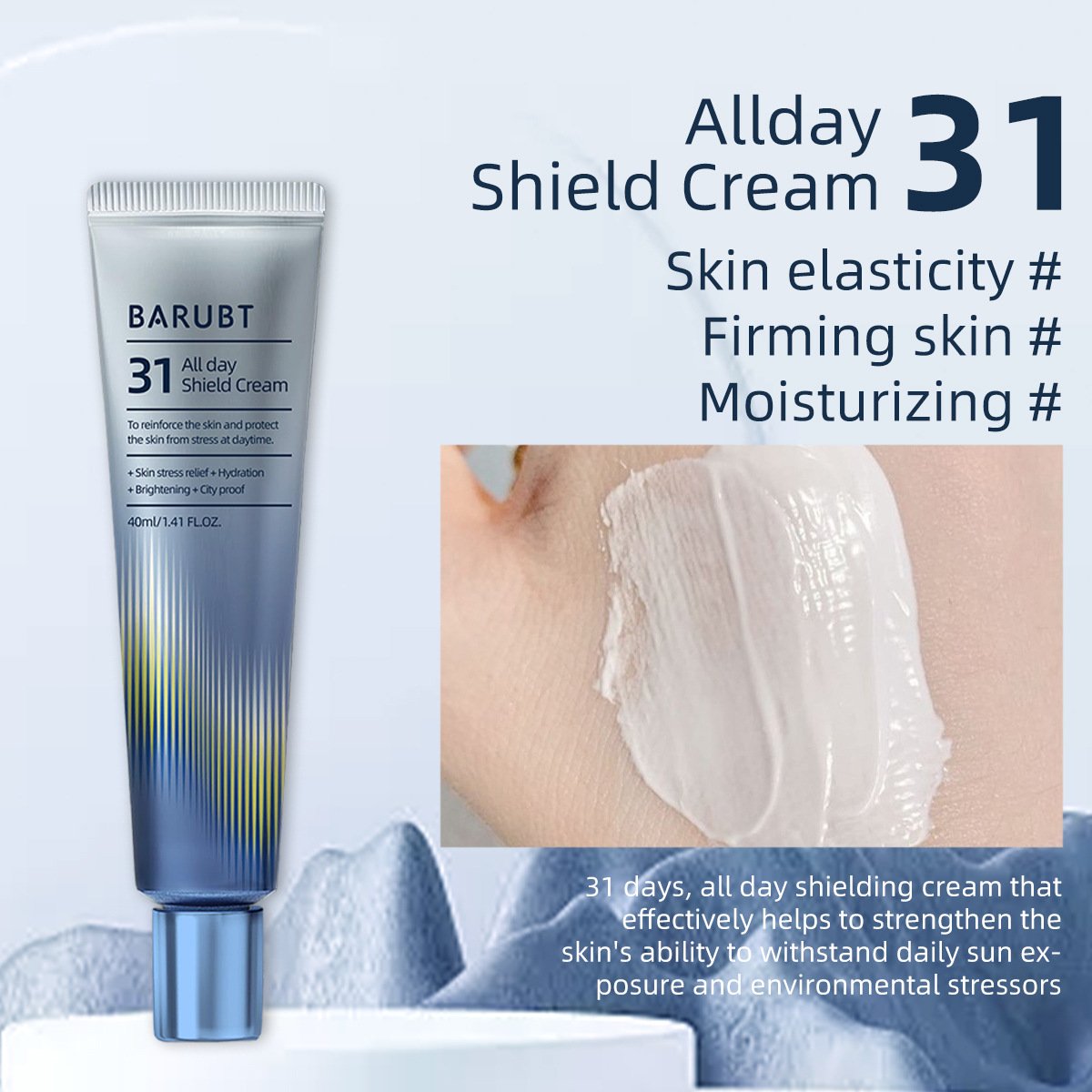 All day long face cream with high moisturizing and moisturizing day and night freckle cream