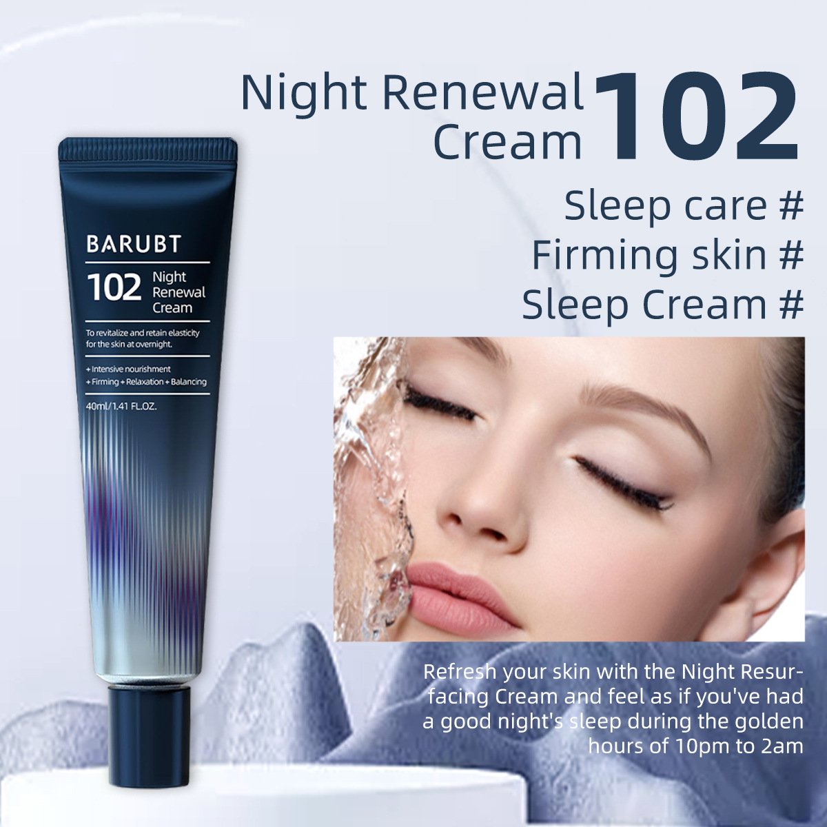 All day long face cream with high moisturizing and moisturizing day and night freckle cream