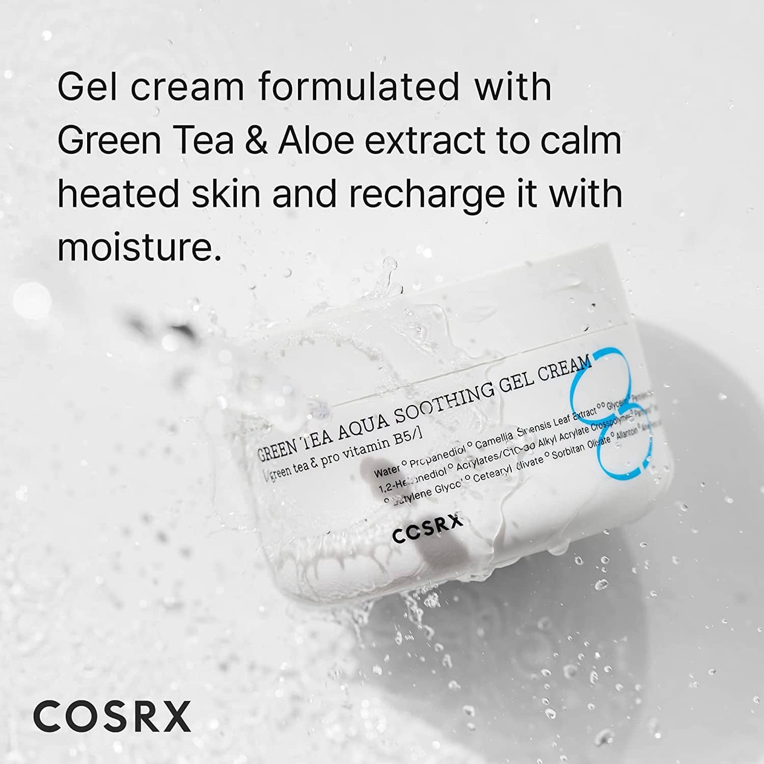 COSRX Camelia, Aloe Gel Cream Moisturizer Wholesale Face Cream Hydrium Green Tea Aqua Gel Cream 50ml