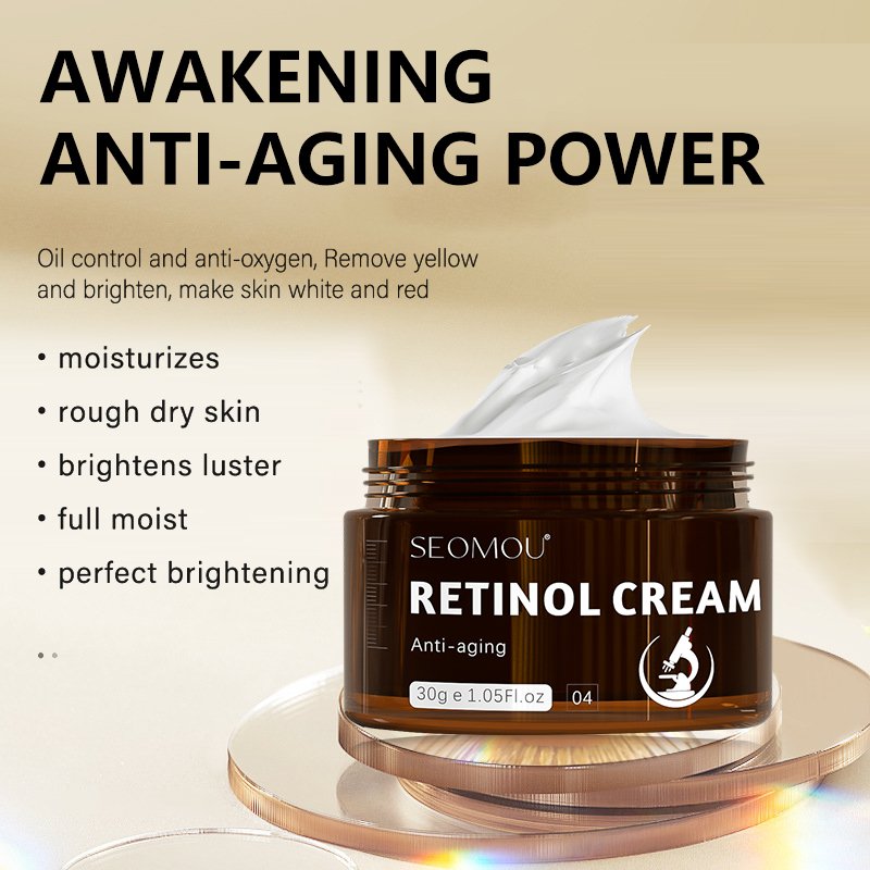 Private label Anti Aging Wrinkle Face Moisturizing VC Retinol Cream with Hyaluronic Acid