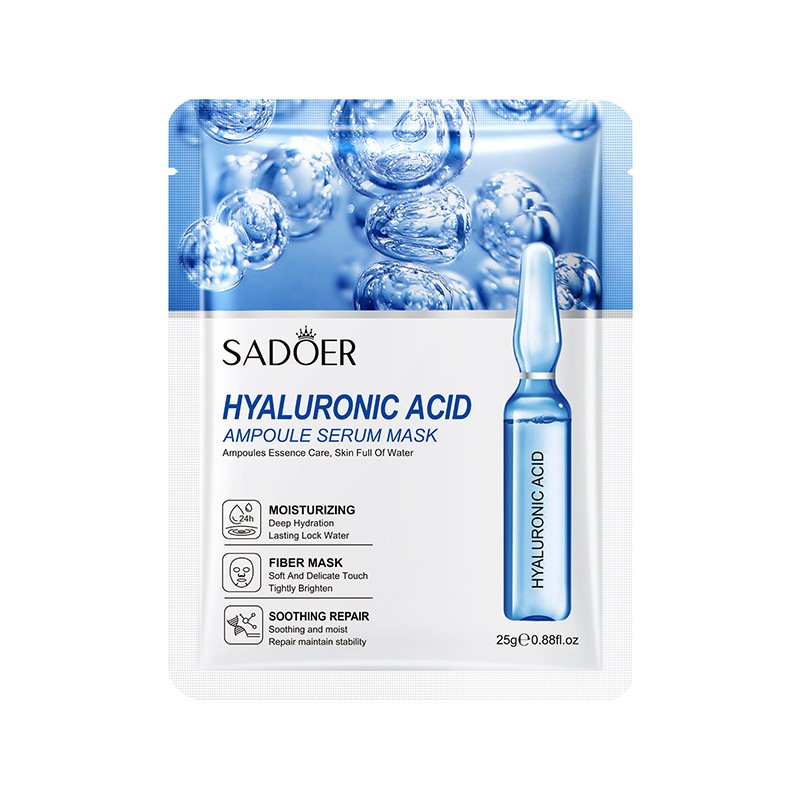 Vitamin C Ampere Serum E Whitening disposable Hydrating moisturizing beauty cosmetic full face mask skin care mask sheet