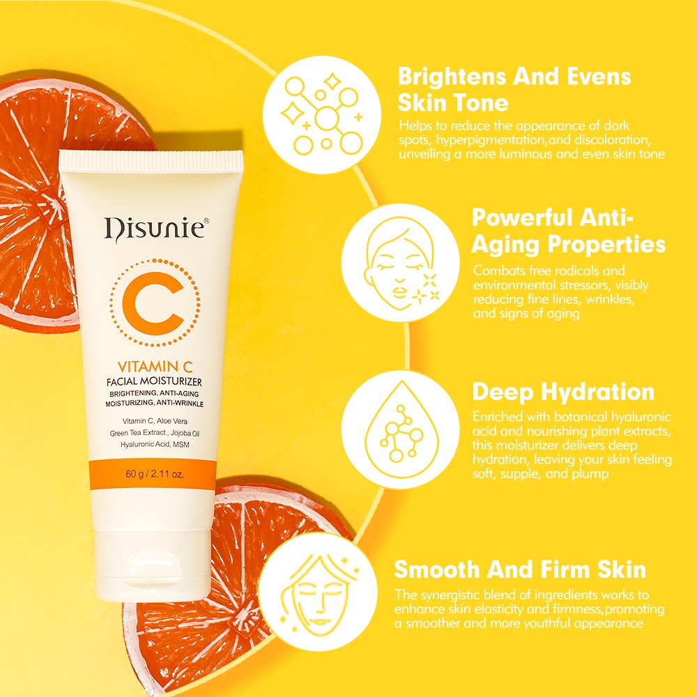 Best Vitamin C Face Whitening Cream For Dry Skin Wrinkles Anti Aging Glowing Skin Brightening Whitening Face Cream For Men Women