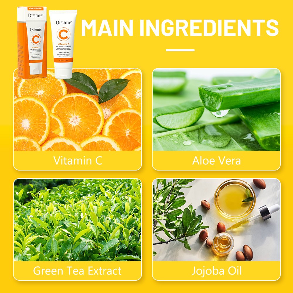 Best Vitamin C Face Whitening Cream For Dry Skin Wrinkles Anti Aging Glowing Skin Brightening Whitening Face Cream For Men Women