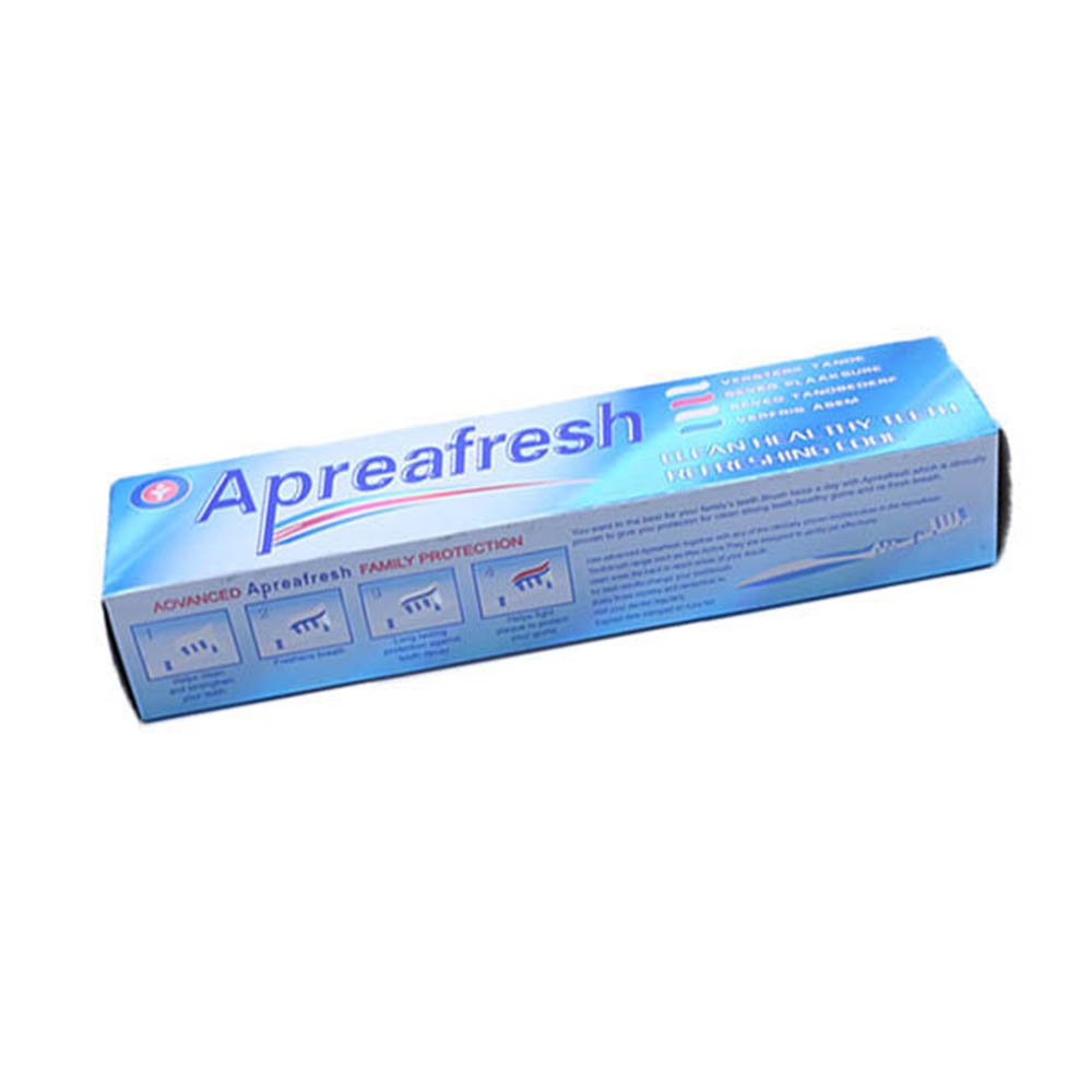 OEM toothpaste factory Apreafresh freshens breath fluoride toothpaste strengthen teeth anti-cavity toothpaste for adults