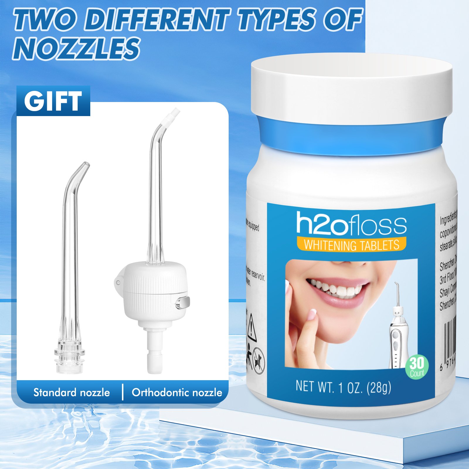 OEM Private Logo Teeth Whitening Pills Whitening Tablets Supplement for Oral Care Whitening Teeth Tablets