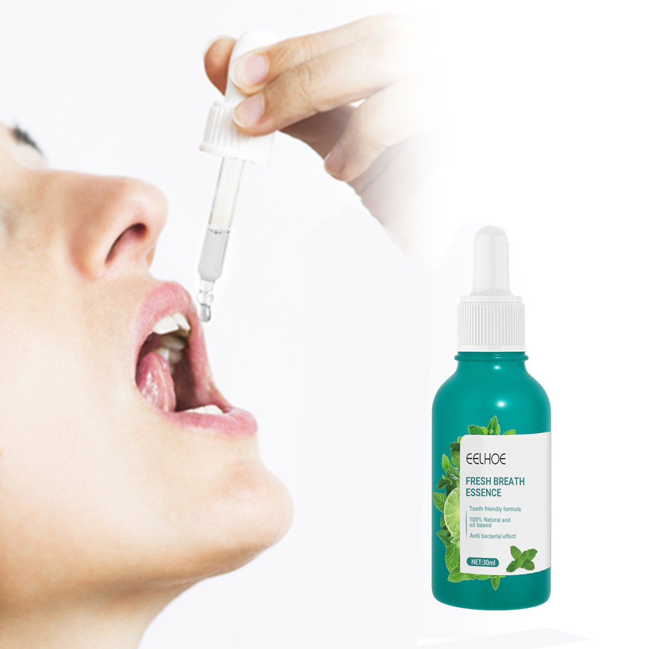 30ml Fresh Breath Serum Odor Care Perfume Breath Mint Spray For Bad Breath