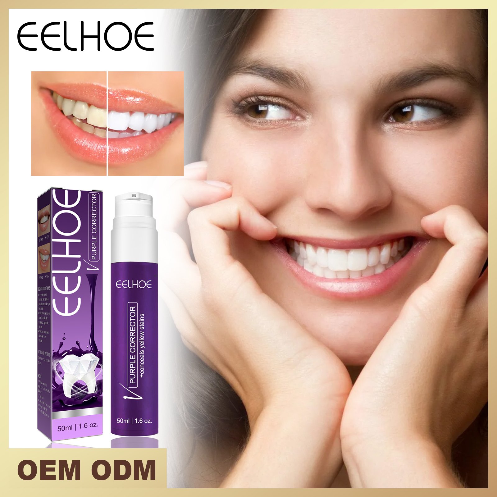 EELHOE Whitening Toothpaste Teeth Cleaning Remove Plaque Stain Freshen Breath Bleaching White Tooth Paste Oral Hygiene Care