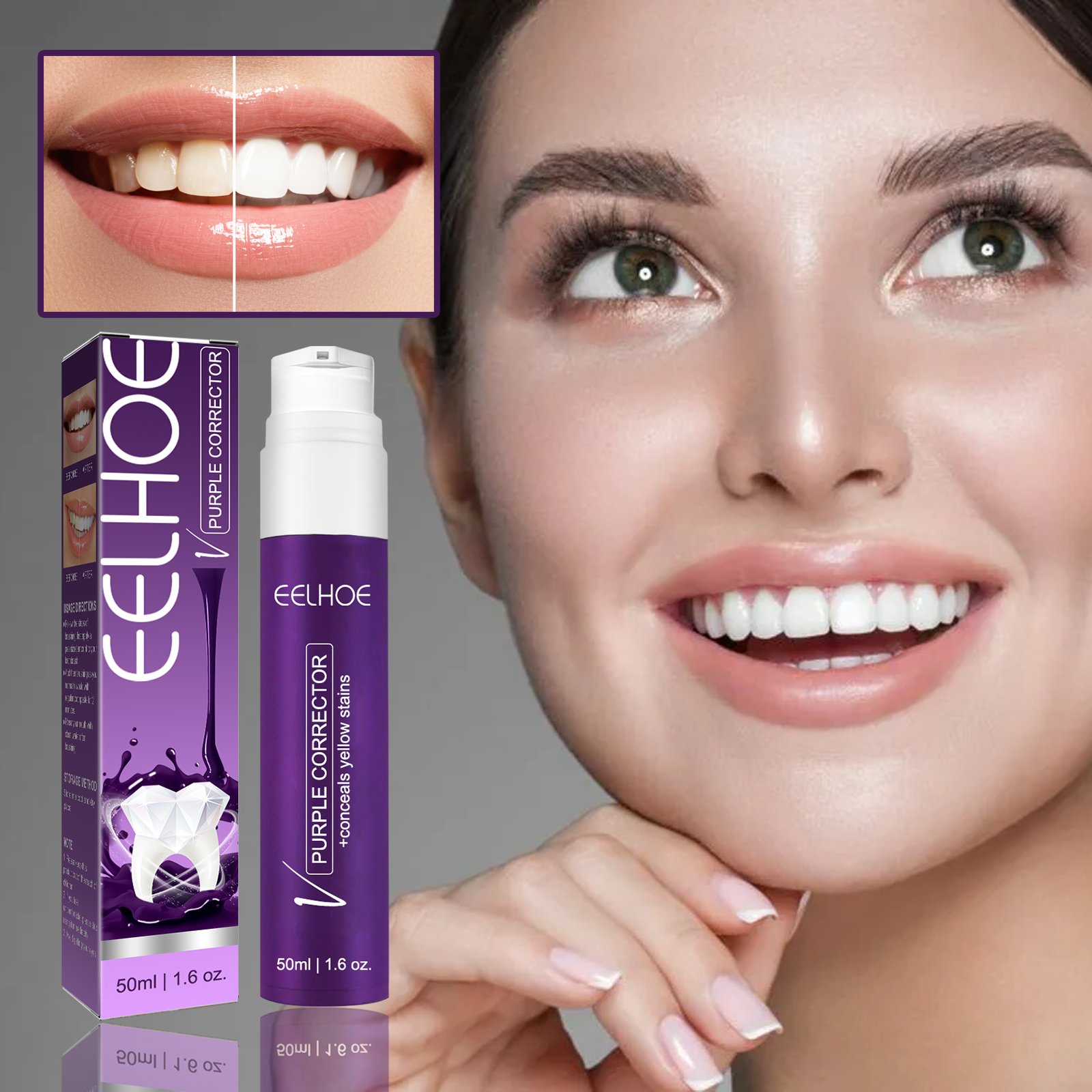 EELHOE Whitening Toothpaste Teeth Cleaning Remove Plaque Stain Freshen Breath Bleaching White Tooth Paste Oral Hygiene Care