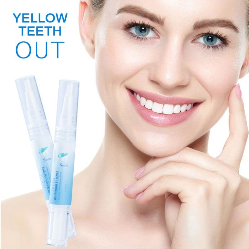LANTHOME Hot selling private label 4ml white tooth whitening pen oral cleaning and care teeth whitening pen