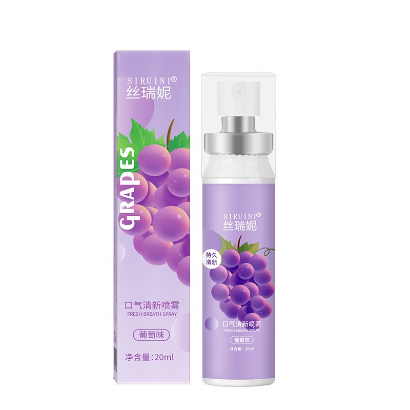 Breath Freshener Spray Mouth Spray 20ml Fresh Breath Retention Fruit Oral Spray Wholesale