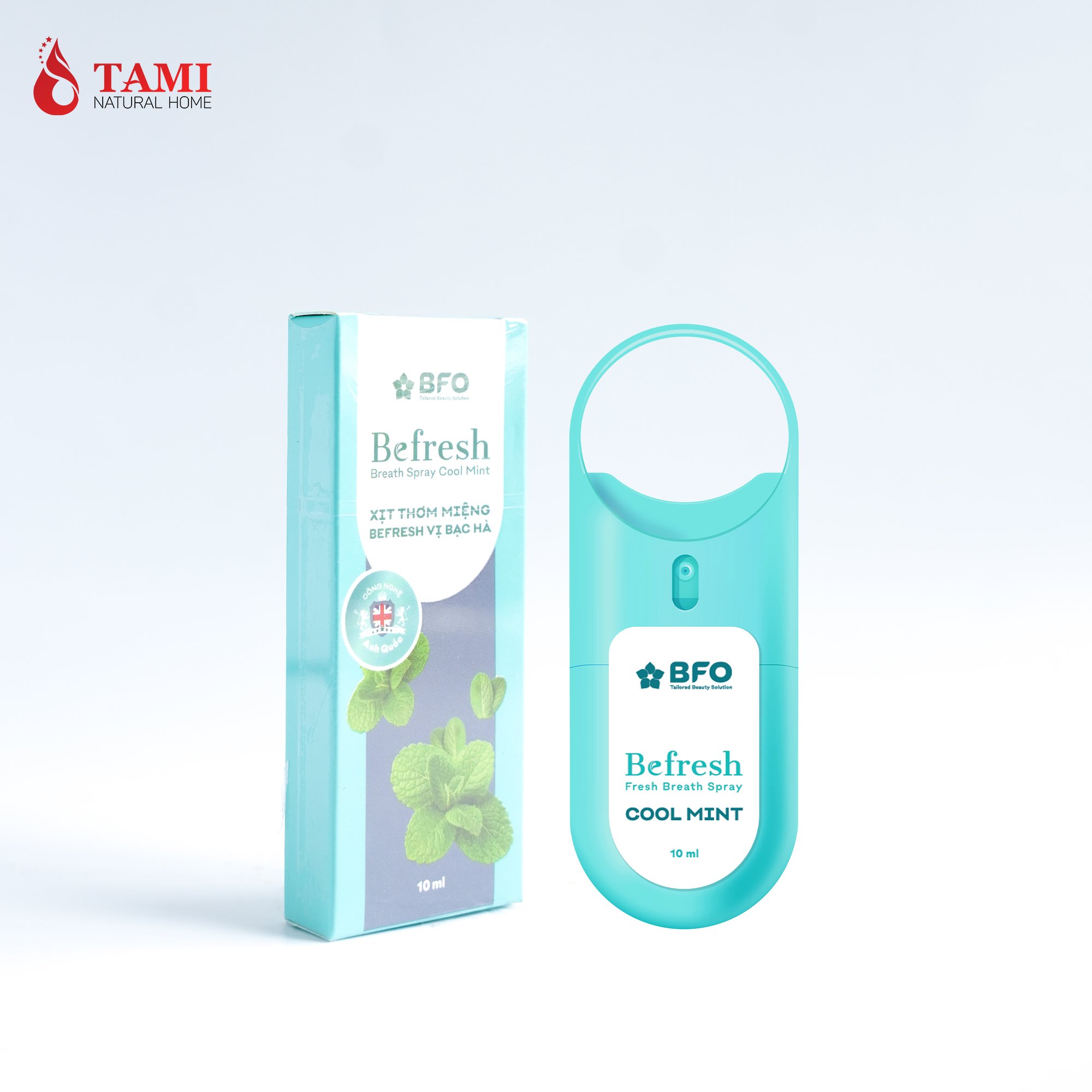 Breath Fresheners New Top All Genders Compact Design Natural Ingredients 100g Befresh - Cool Mint Oral Spray