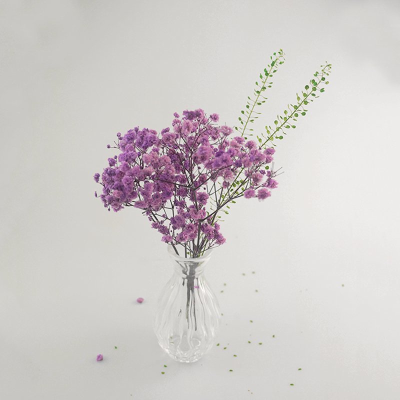 Eco-Friendly Dry Flower Decorative Babys Breath Bouquet Gypsophila Reed Diffuser
