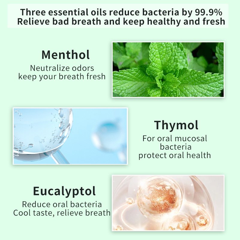 Alcohol Free Mouth Spray Cool Mint Orange Flavor Travel Size Oral Spray Mouth Freshener Spray