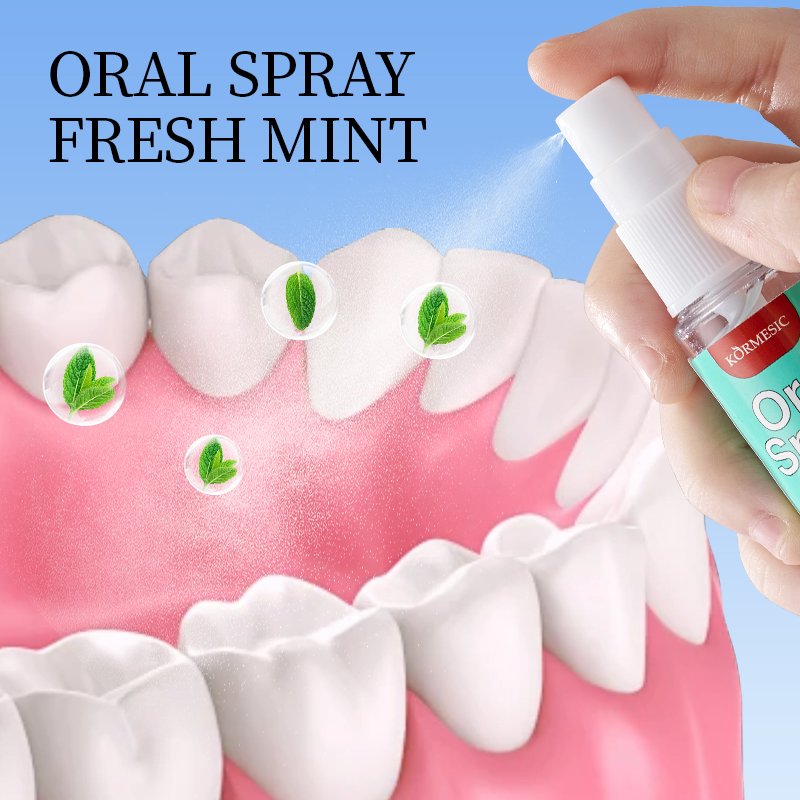 KORMESIC Wholesale Refresh Flavoured Portable Oral Care Odor Bad Breath Removal Cool Mint Perfume Mouth Freshing Breath Spray