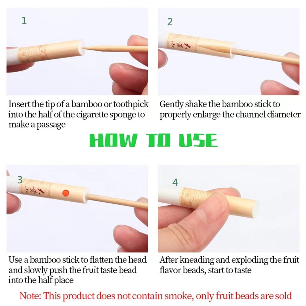 Mix Fruit Flavor Menthol Capsule Mint Beads Explosion Cigarette Pops Crush Ball Filter For Smoking Holder Accessories