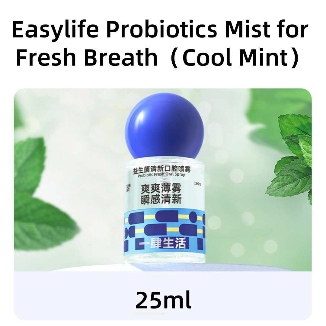 Custom Oral Care Probiotics Mist for Fresh Breath Private Label Fruit Mint Flavor Freshener Mouth Spray for Bad Breath