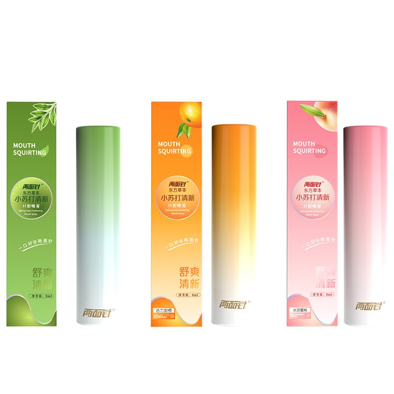 Custom Private Label 9ml Fresh Breath Fruit Mint Flavored Oral Mouth Freshener Spray For Bad Breath