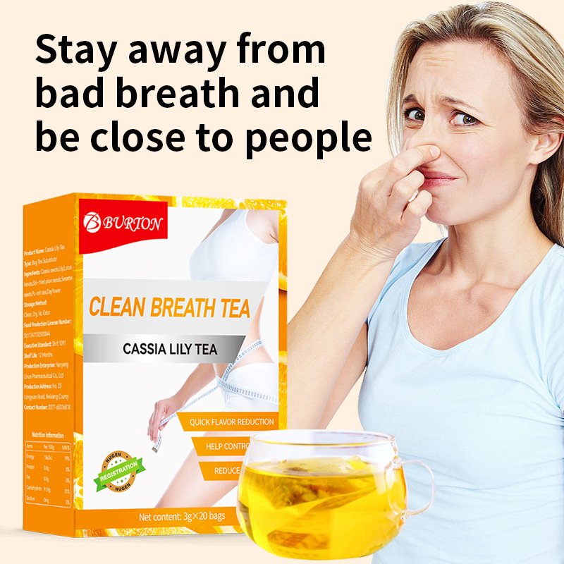 Private Label Fresh Breath Tea Natural Cassia Seeds Lily Flower Tea For Dispelling Bad Breath