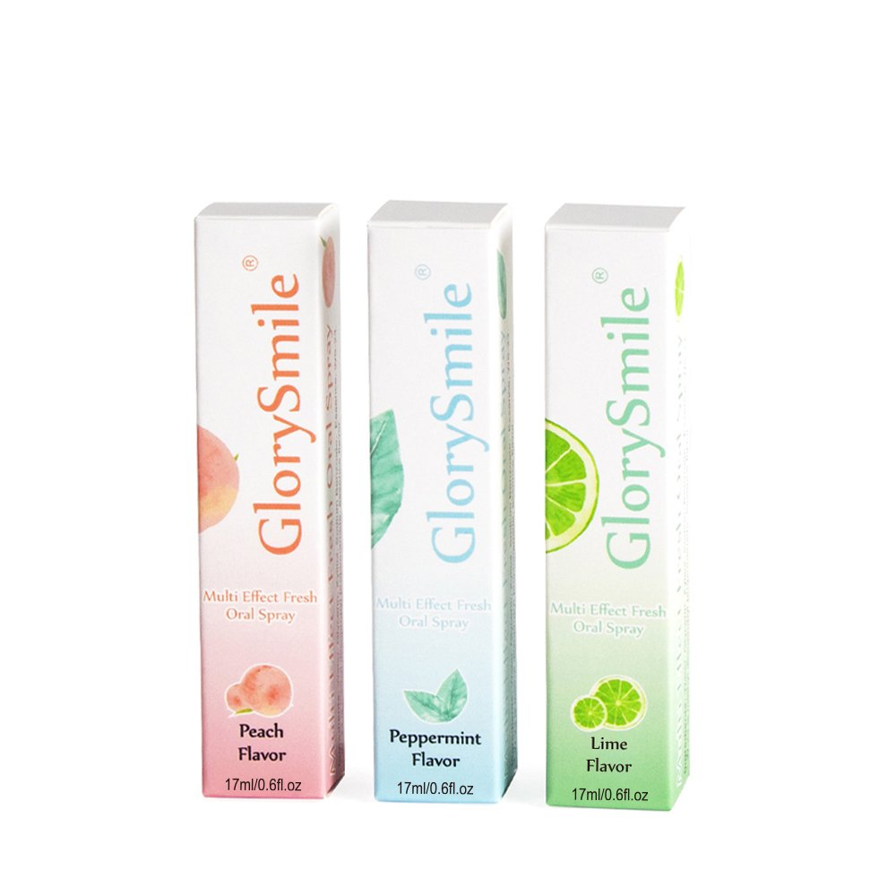 Private label mouthwash Breath Freshener Spray Alcohol-Free Breath Peach Mint moisturize mouth spray for bad breath