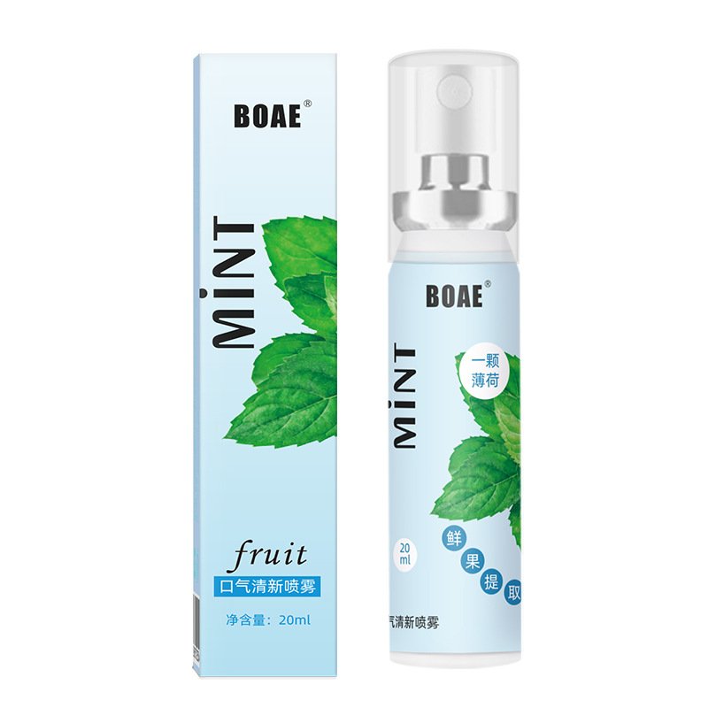 Easy to Use Fruit Flavor Mouth Spray 20ml Mint Breath Refreshing dating device Breath freshener