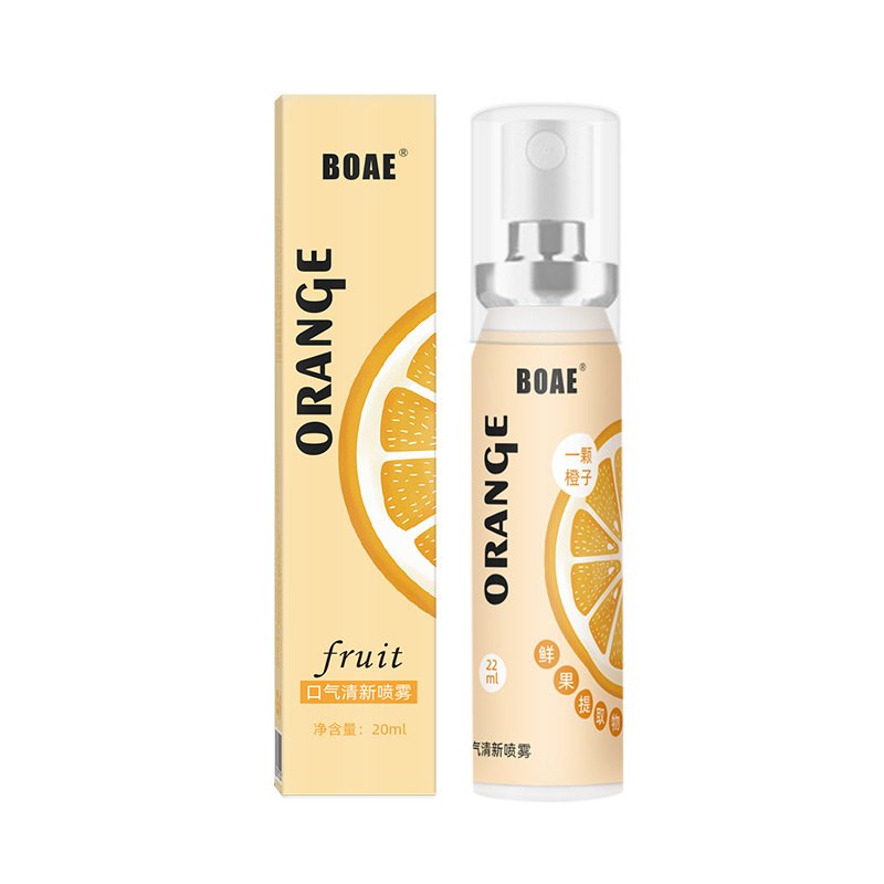 Easy to Use Fruit Flavor Mouth Spray 20ml Mint Breath Refreshing dating device Breath freshener