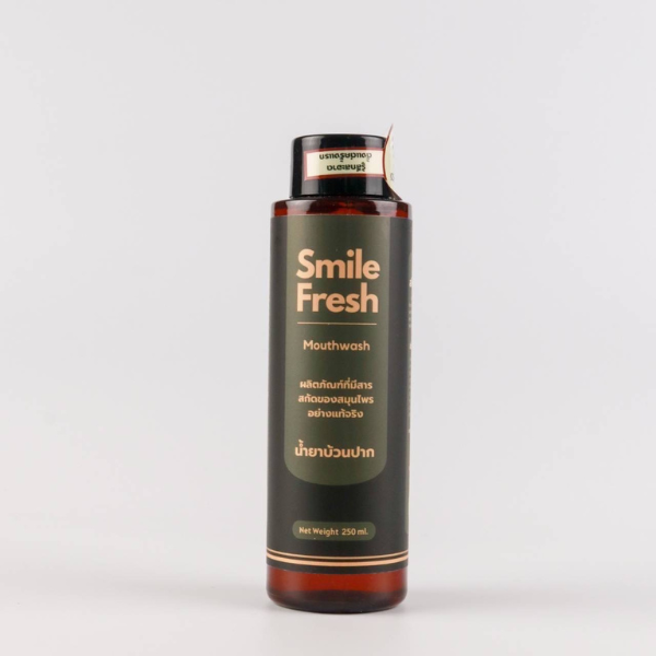 Factory Direct Sale Smile Fresh 250ml Natural Mouthwash Alcohol-Free Sugar-Free Hot Selling Thai Herbs Breath Free Travel