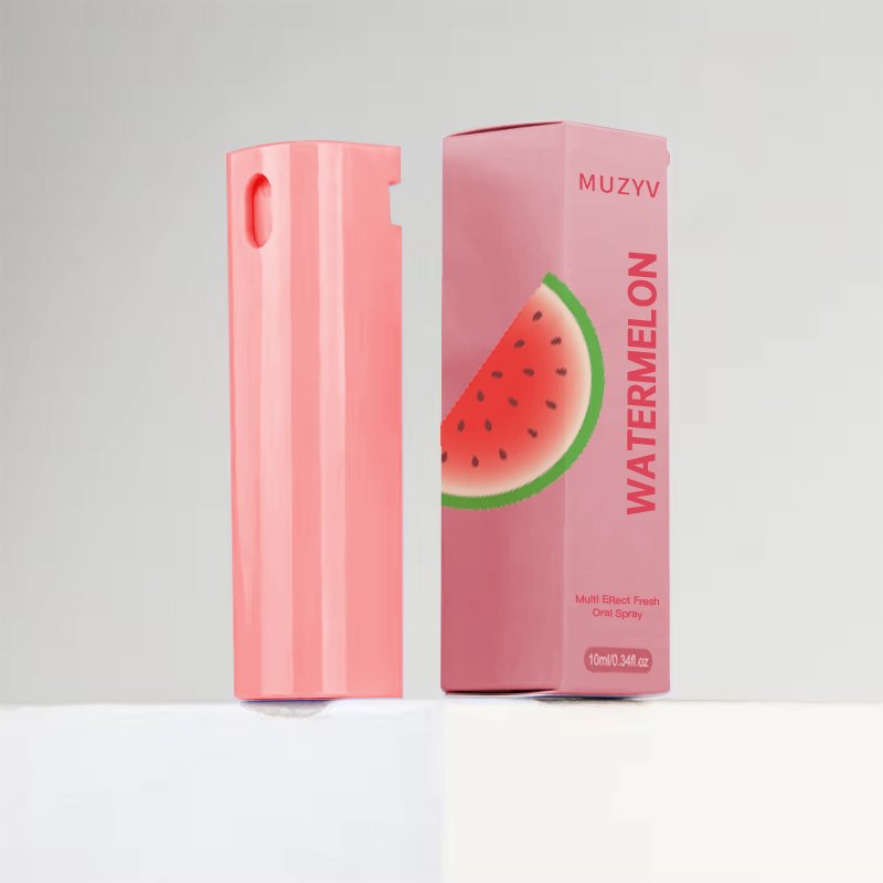 Portable 10ml travel kids adults oral freshener no alcohol fruit watermelon mint mouth spray for bad breath