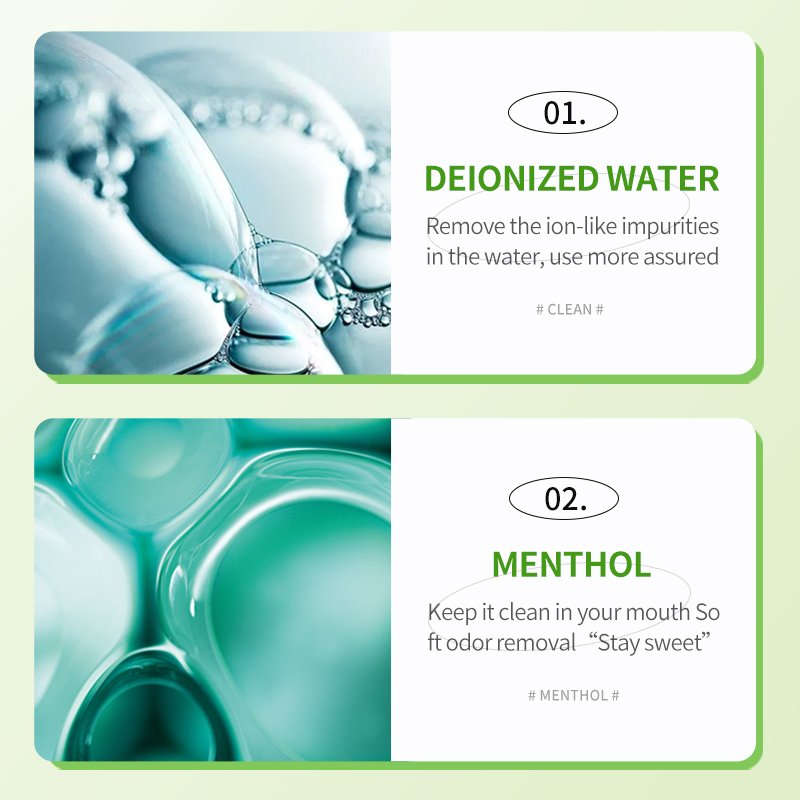 OEM ODM SADORE Top Quality Oral Care Freshen Breath Mouthwash Mint Flavor Deep Cleaning 10 ML For Tooth Health Freshen Breath