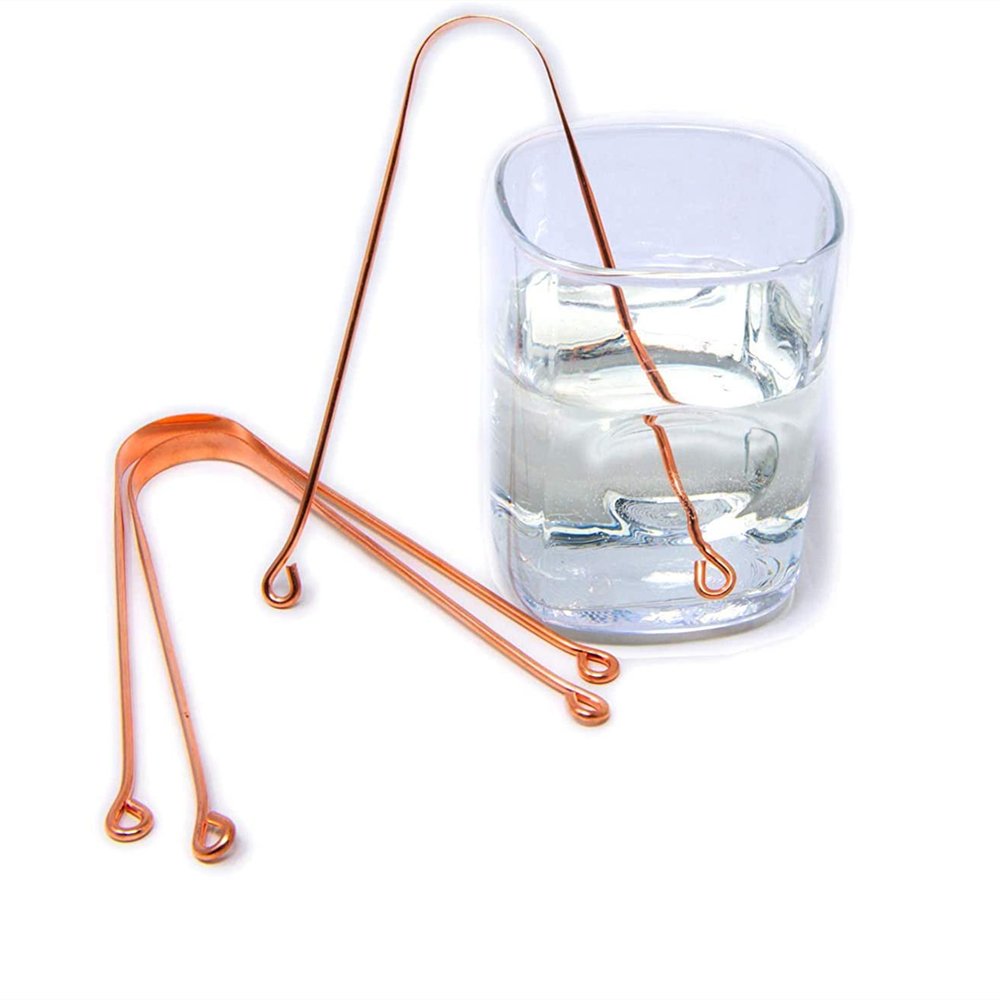 Clean Breath Oral Hygiene 100% Copper Tongue Cleaner Scraper