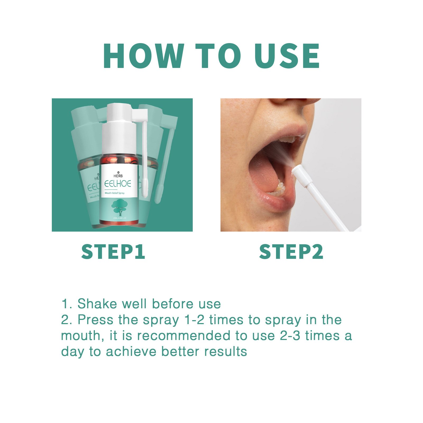 Mouth Freshening Spray Peach Breath Freshener Bad Breath Removal Mint Mouth Freshener Spray CAN OEM/ODM