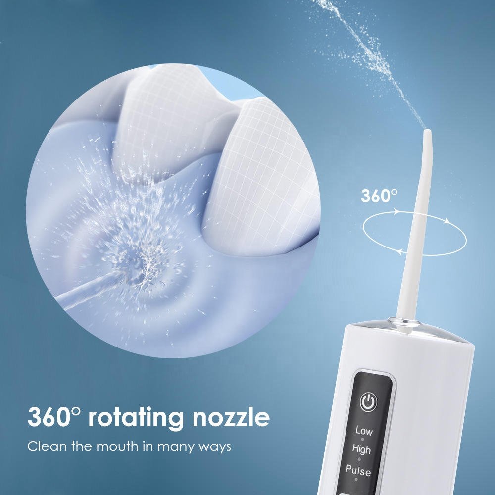 Upgraded Water Dental flosser Portable Oral irrigator Teeth Picks 3 Modes Sonic Electric Cordless Water Flosser