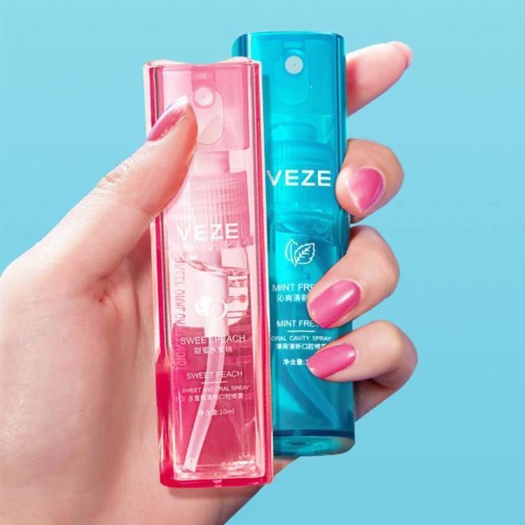 VEZE cool cleaning care freshener wash fresh breath oral refreshing mouth spray VEZE cool cleaning care freshener wash fresh