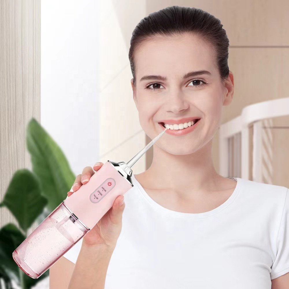 New Travel Mini Cordless Water Flosser Portable Oral Teeth Irrigator Rechargeable Dental Floss Tooth Cleaner