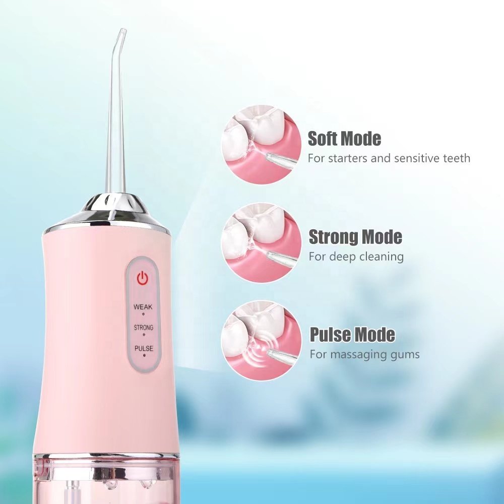 New Travel Mini Cordless Water Flosser Portable Oral Teeth Irrigator Rechargeable Dental Floss Tooth Cleaner