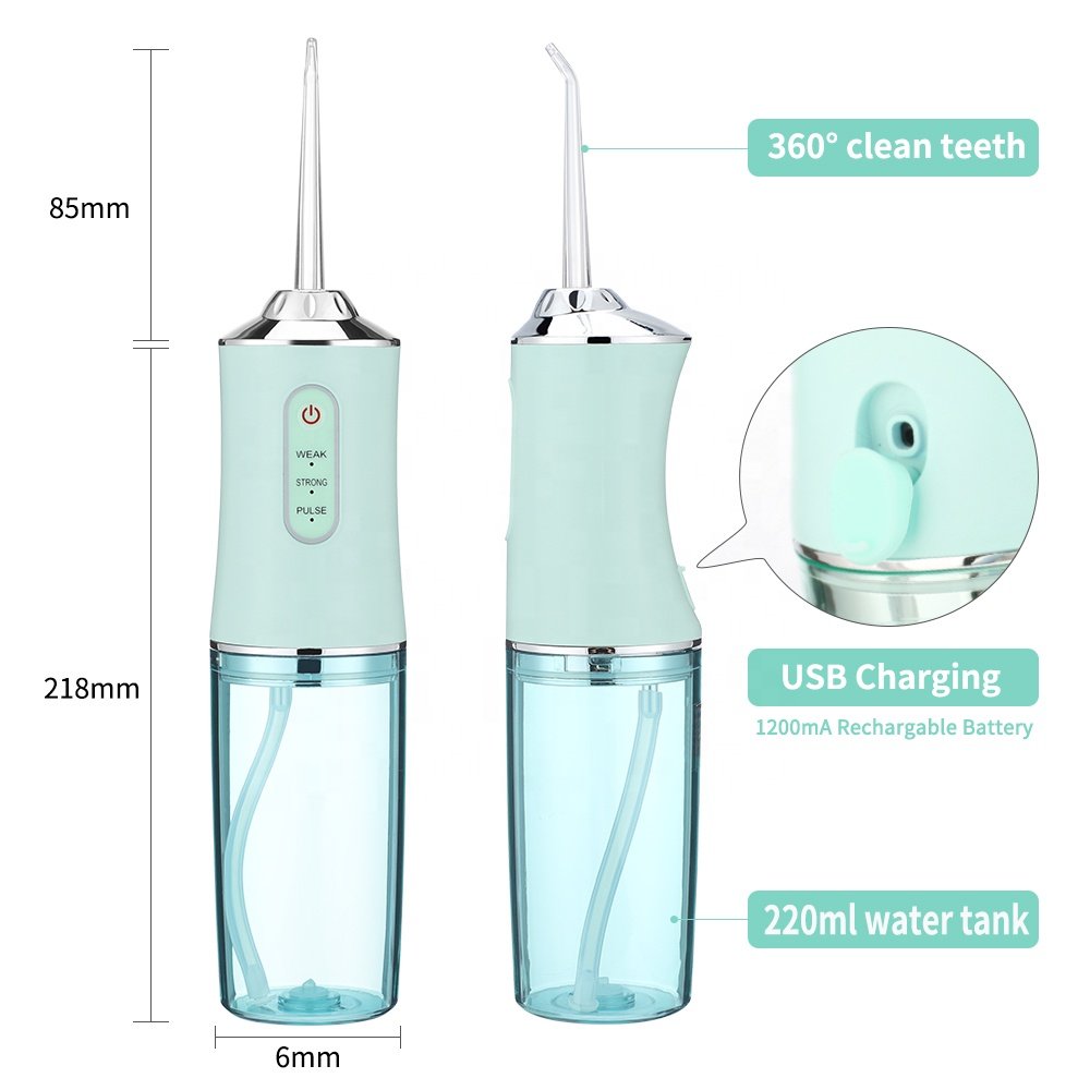New Travel Mini Cordless Water Flosser Portable Oral Teeth Irrigator Rechargeable Dental Floss Tooth Cleaner