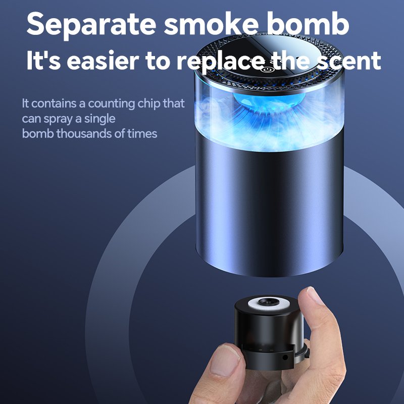 Intelligent Automatic Soild Aroma Perfume Gel Cloud Machine Car Aromatherapy Fragrance Oil Car Diffuser Air freshener