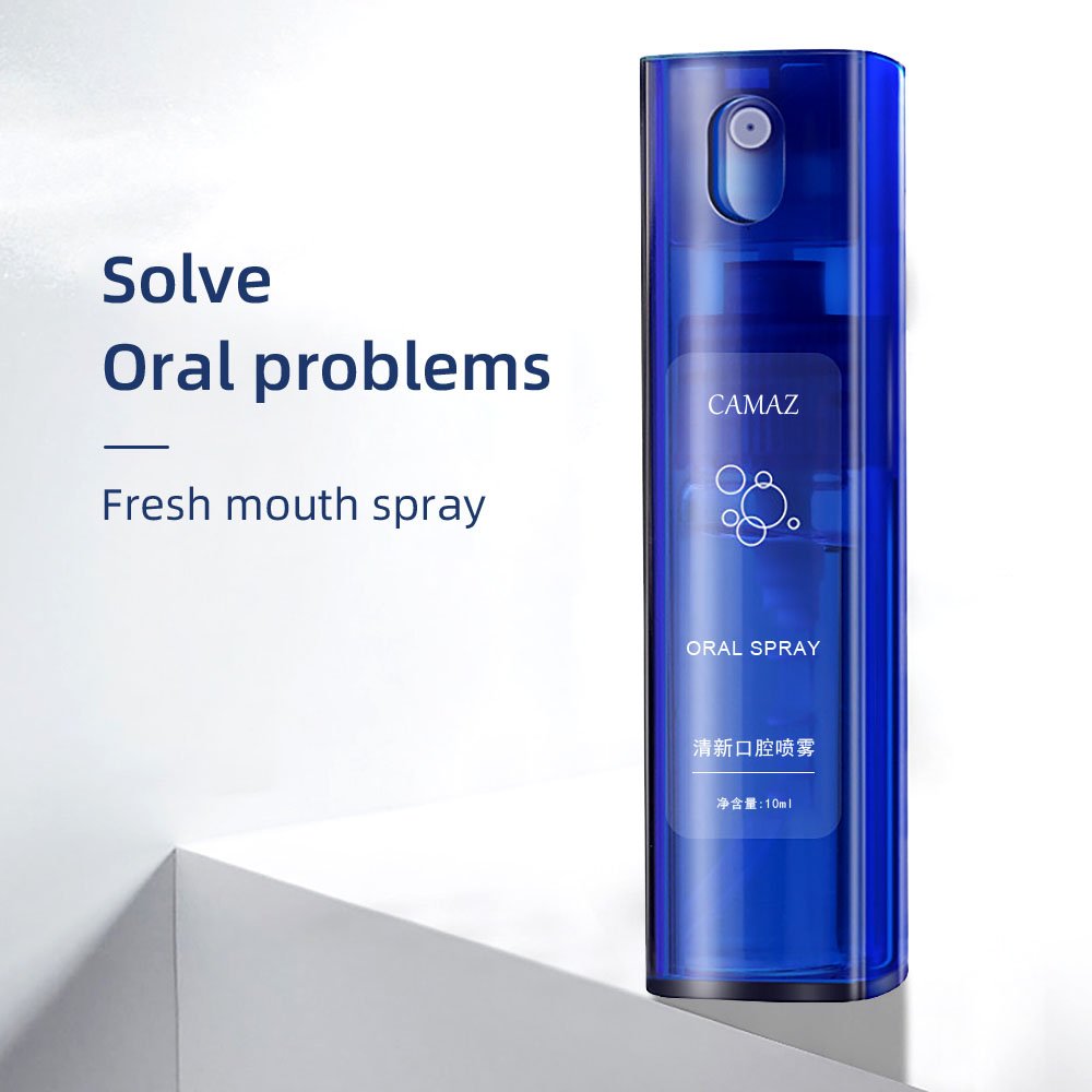 Private Label Customized 10 ml Oral Spray Oral Care Portable Mint Perfume Mouth Breath freshening Spray For Bad Breath