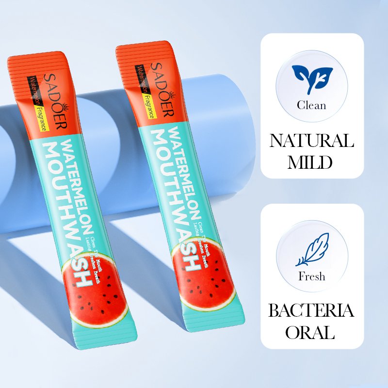 OEM SADOER private label fruit nourishing mouth care cleaning products watermelon deep cleansing freshen breath mouth wash